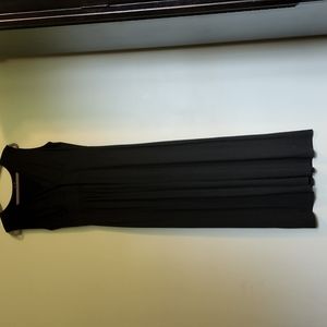 CLEARANCE Womans Black Cotton Dress